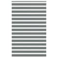 Miniatyrbild 1 av 2: Rullgardin zebra mörkgrå 140x200 cm tyg bredd 135,9cm polyester