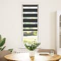 Miniatyrbild 2 av 2: Rullgardin zebra svart 40x150 cm tyg bredd 35,9 cm polyester