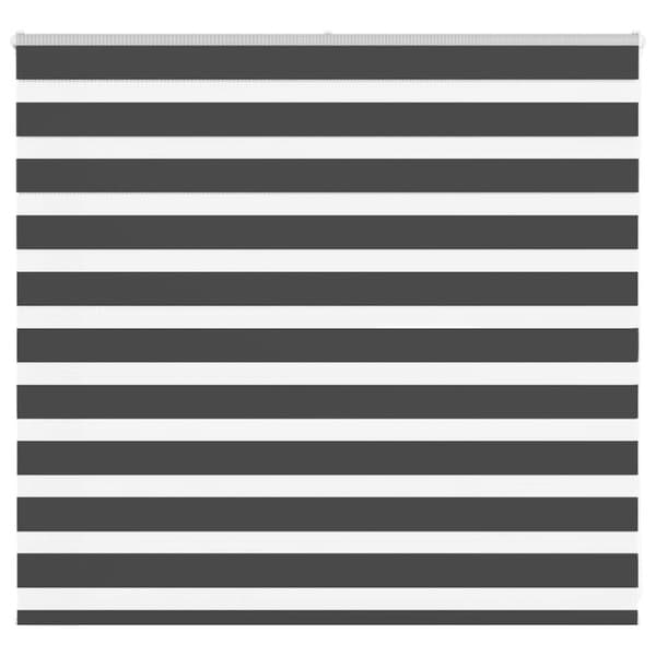 Rullgardin zebra svart 160x100 cm tyg bredd 155,9cm polyester