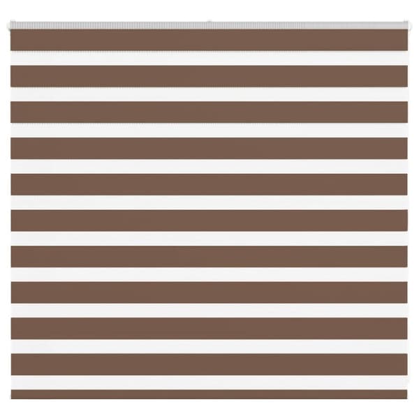 Rullgardin zebra brun 165x100 cm tyg bredd 160,9 cm polyester