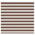 Miniatyrbild 1 av 2: Rullgardin zebra brun 165x100 cm tyg bredd 160,9 cm polyester