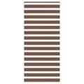 Miniatyrbild 1 av 2: Rullgardin zebra brun 110x230 cm tyg bredd 105,9 cm polyester