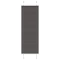 Miniatyrbild 1 av 2: Plisserad persienn svart 40x100cm tyg bredd 39,4cm polyester