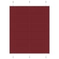 Miniatyrbild 1 av 2: Plisserad persienn Bordeaux röd 105x150 cm tyg bredd 104,4 cm