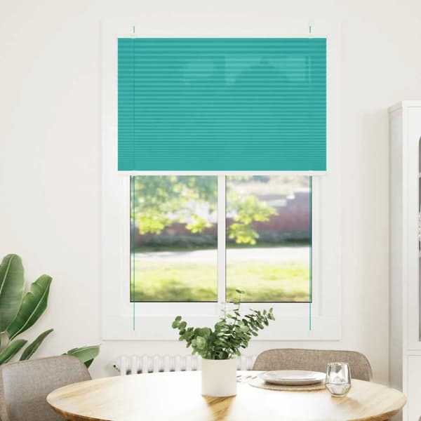 Plisserad persienn bensingrön 95x150 cm tyg bredd 94,4cm