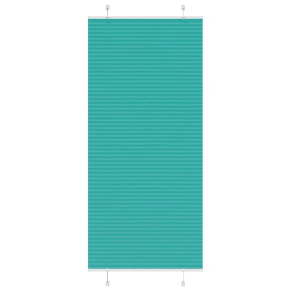 Plisserad persienn bensingrön 90x200 cm tyg bredd 89,4cm