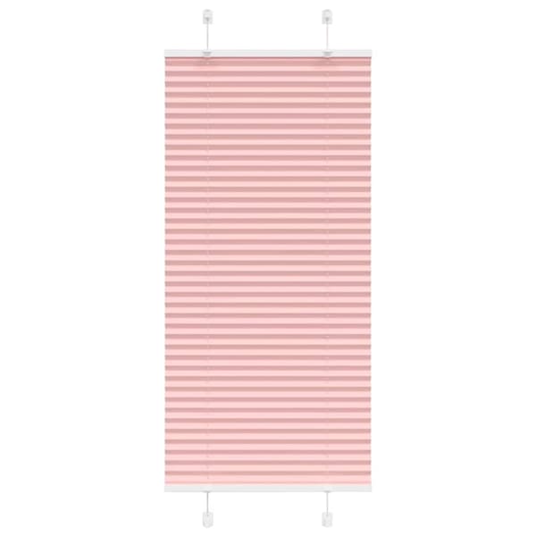 Plisserad persienn rosa 60x100cm tyg bredd 59,4cm polyester