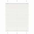 Miniatyrbild 1 av 2: Plisserad persienn vit 110x100 cm tyg bredd 109,4cm polyester