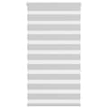 Miniatyrbild 1 av 2: Rullgardin zebra ljusgrå 90x150 cm tyg bredd 85,9 cm polyester