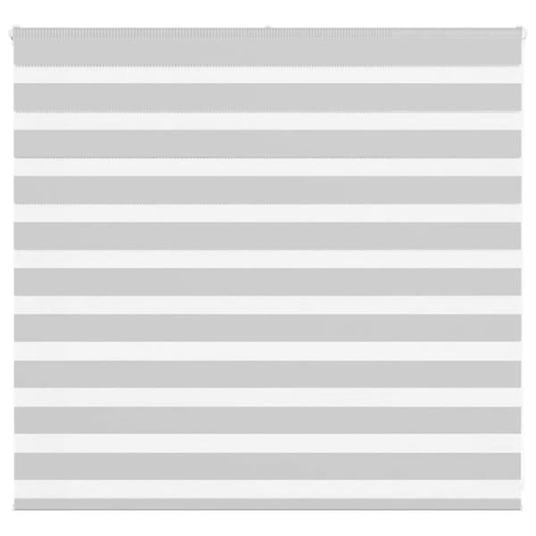 Rullgardin zebra ljusgrå 160x100 cm tyg bredd 155,9cm polyester