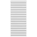 Miniatyrbild 1 av 2: Rullgardin zebra ljusgrå 110x230 cm tyg bredd 105,9cm polyester