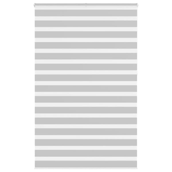 Rullgardin zebra ljusgrå 145x230 cm tyg bredd 140,9cm polyester