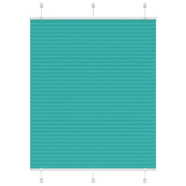 Plisserad persienn bensingrön 110x100 cm tyg bredd 109,4cm