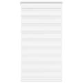 Miniatyrbild 1 av 2: Rullgardin zebra vit 90x100 cm tyg bredd 85,9 cm polyester