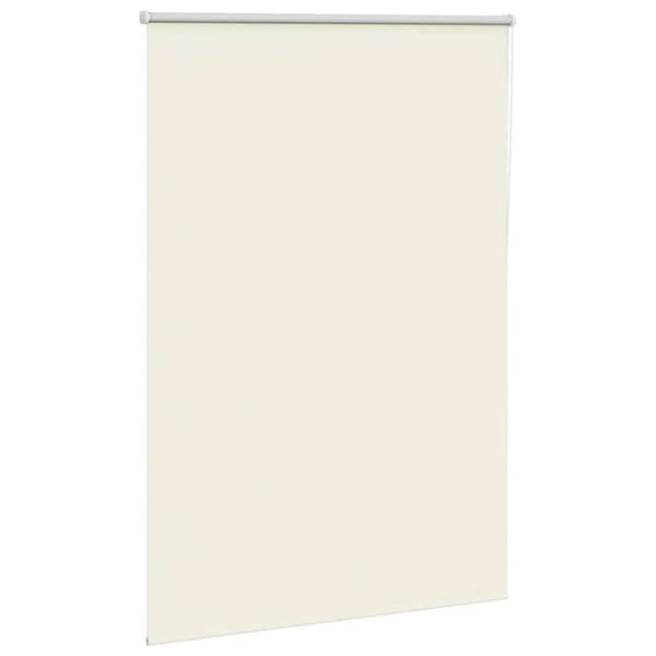 vidaXL Rullgardin mörkläggning naturvit 105x150 cm tygbredd 100,7 cm