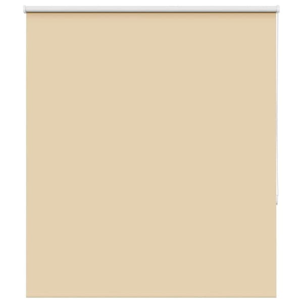 vidaXL Rullaverho Blackout Beige 140x130 cm Kankaan leveys 136,6 cm