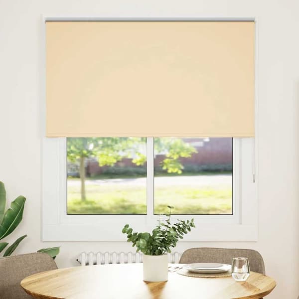 vidaXL rullegardin mørklægning 130x150 cm stofbredde 126,6cm polyester