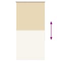 Miniatyrbilde 9 av 11: vidaXL Rullegardin lystette 85x150 cm stoff bredde 80,7 cm polyester