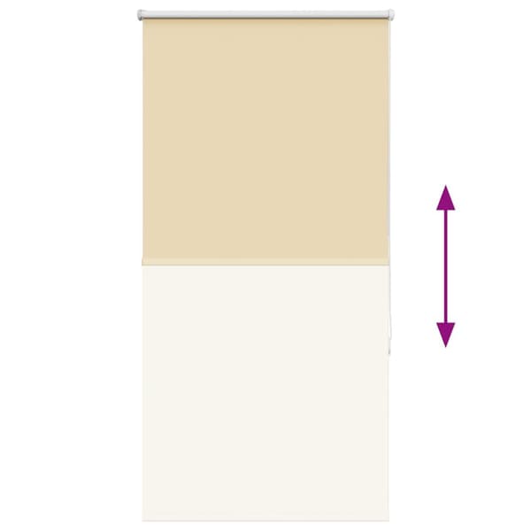 vidaXL Rullegardin lystette 85x150 cm stoff bredde 80,7 cm polyester