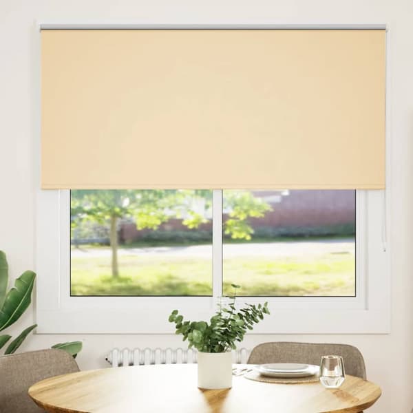 vidaXL Rullegardin lystette 155x150 cm stoff bredde 151,6 cm polyester