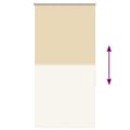Pikkukuva 9 / 11: vidaXL Rullaverho Blackout Beige 75x130 cm Kankaan leveys 70,7 cm