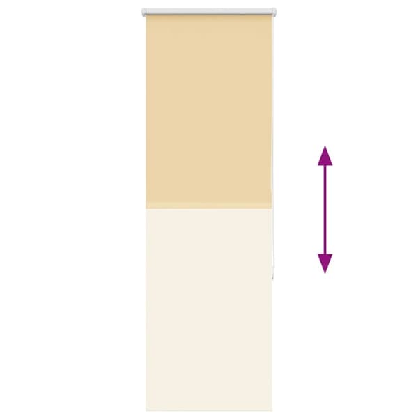 vidaXL rullegardin mørklægning 45x150 cm stofbredde 40,7 cm polyester