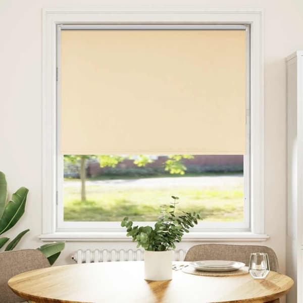 vidaXL Rullegardin lystette 95x150 cm stoff bredde 90,7 cm polyester