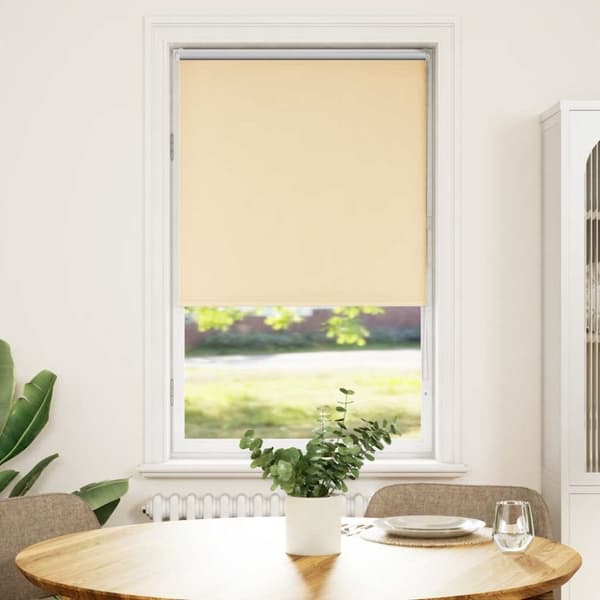 vidaXL Rullegardin lystette 80x150 cm stoff bredde 75,7 cm polyester