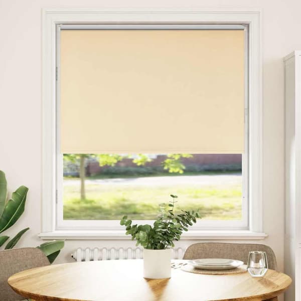 vidaXL Rullegardin lystette 100x130 cm stoff bredde 95,7 cm polyester
