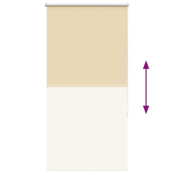 vidaXL rullegardin mørklægning 70x130 cm stofbredde 65,7 cm polyester