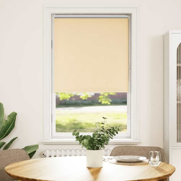 vidaXL rullegardin mørklægning 70x130 cm stofbredde 65,7 cm polyester