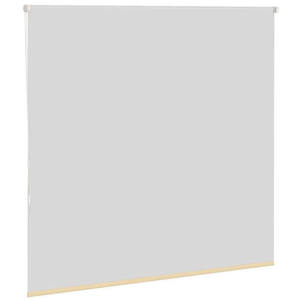 vidaXL Rullgardin mörkläggningsbar beige 160x130 cm tyg bredd 156,6 cm