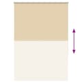 Pikkukuva 9 / 11: vidaXL Rullaverho Blackout Beige 105x150 cm Kankaan leveys 100,7 cm
