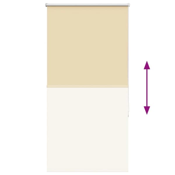 vidaXL rullegardin mørklægning 80x150 cm stofbredde 75,7 cm polyester