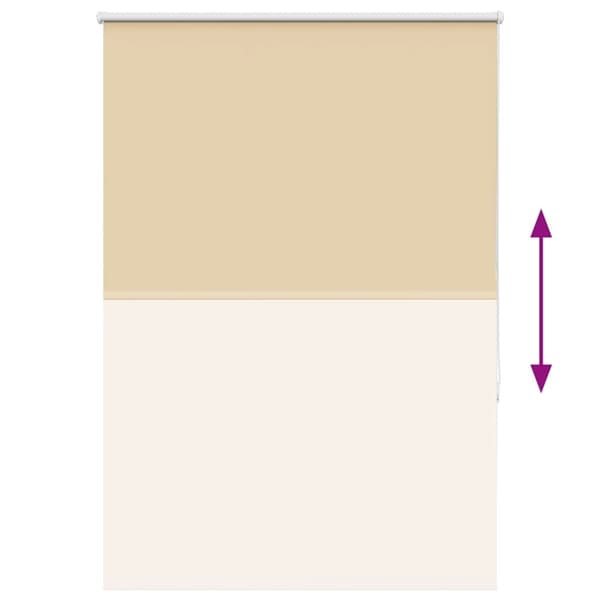 vidaXL rullegardin mørklægning 95x175 cm stofbredde 90,7 cm polyester