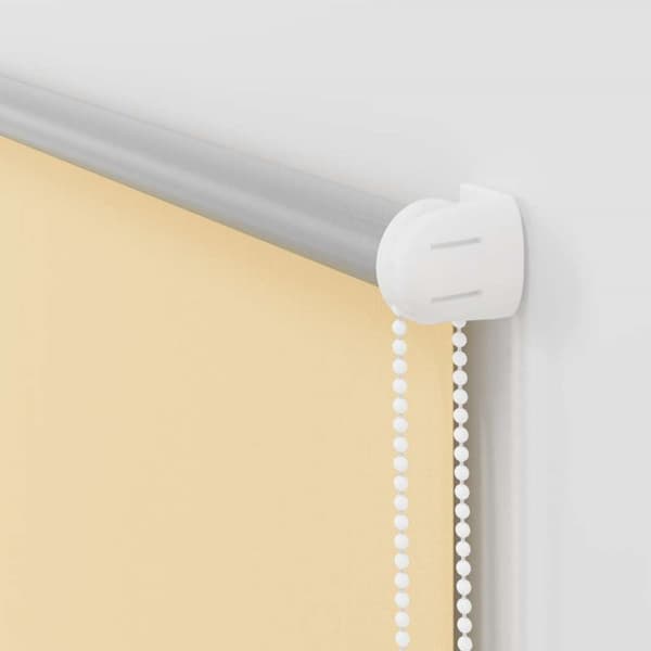 vidaXL Rullgardin mörkläggningsbar beige 110x175 cm tyg bredd 105,7 cm