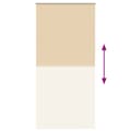 Miniatyrbilde 6 av 11: vidaXL Rullegardin lystette 100x210 cm stoff bredde 95,7 cm polyester
