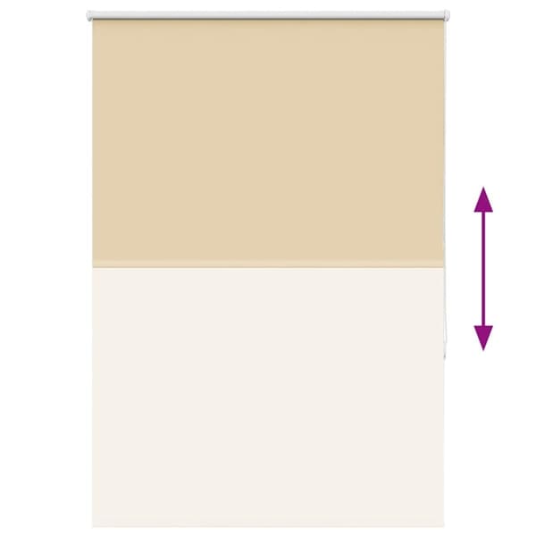 vidaXL rullegardin mørklægning 90x175 cm stofbredde 85,7 cm polyester