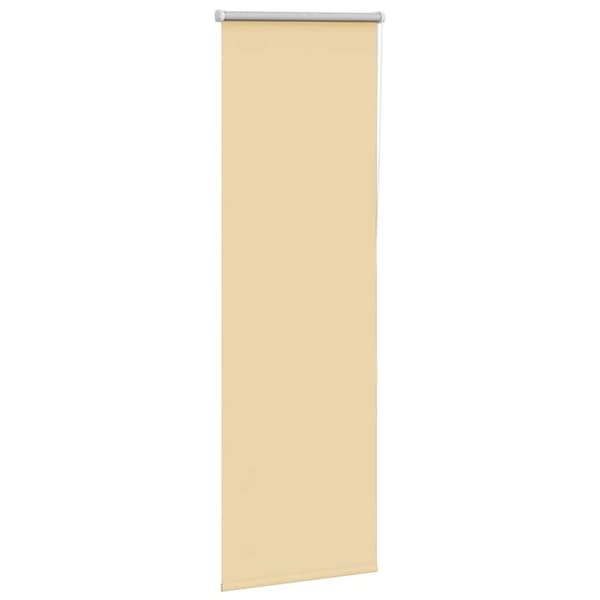 vidaXL Rullgardin mörkläggningsbeige 55x175 cm tyg bredd 50,7 cm