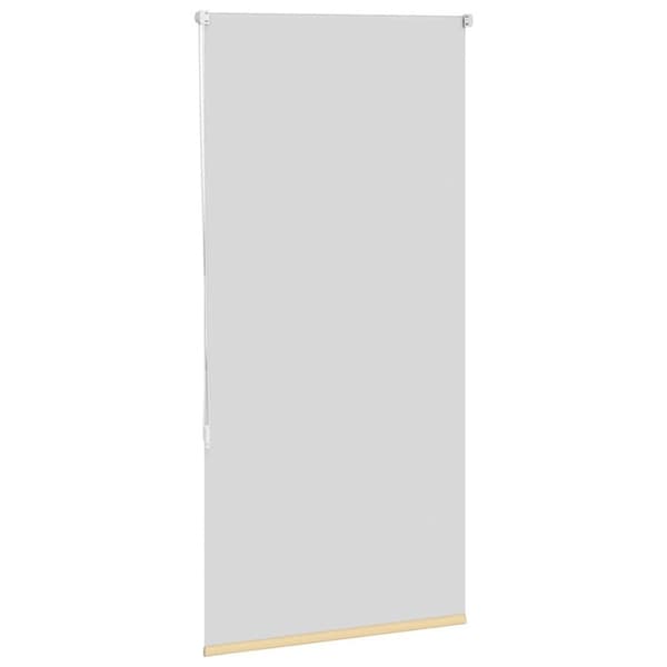vidaXL Rullgardin mörkläggningsbeige 75x175 cm tyg bredd 70,7 cm