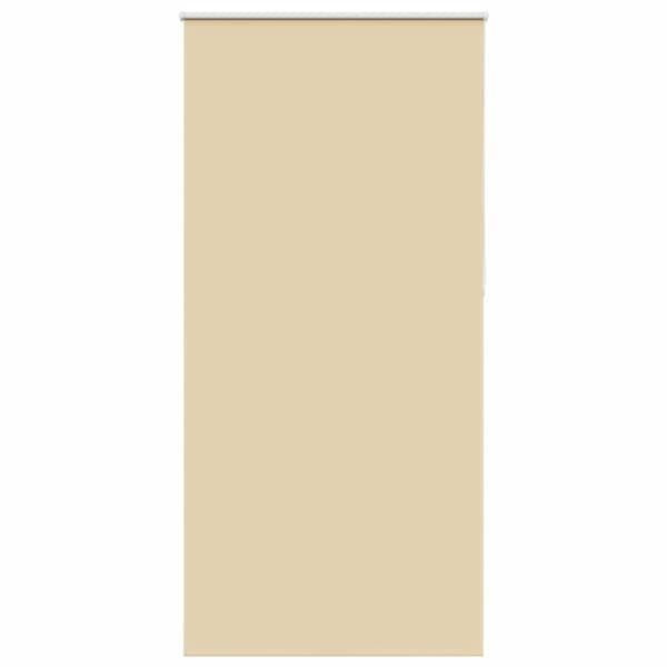 vidaXL Rullgardin mörkläggningsbeige 115x210 cm tyg bredd 110,7 cm