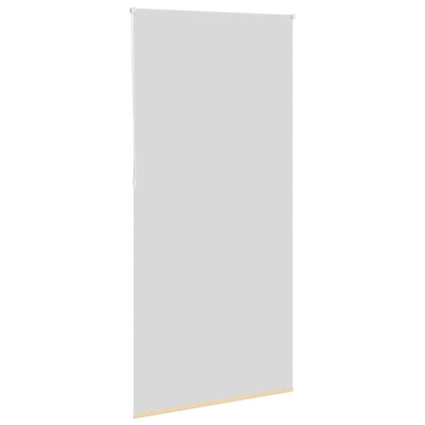 vidaXL Rullgardin mörkläggningsbar beige 110x210 cm tyg bredd 105,7 cm