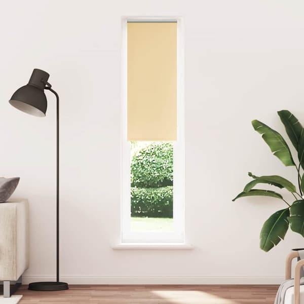 vidaXL rullegardin mørklægning 50x210 cm stofbredde 45,7 cm polyester