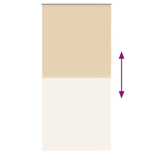 vidaXL rullegardin mørklægning 90x210 cm stofbredde 85,7 cm polyester