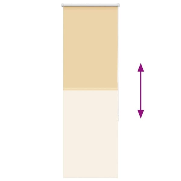 vidaXL rullegardin mørklægning 55x175 cm stofbredde 50,7 cm polyester