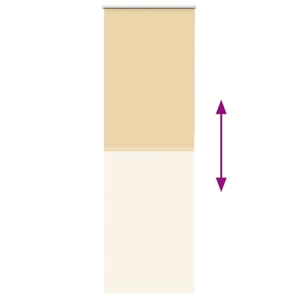 vidaXL rullegardin mørklægning 80x210 cm stofbredde 75,7 cm polyester