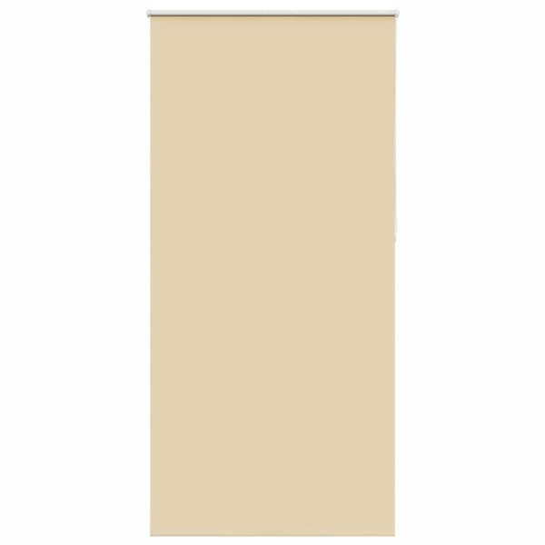 vidaXL Rullgardin mörkläggningsbeige 105x230 cm tyg bredd 100,7 cm