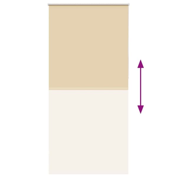 vidaXL rullegardin mørklægning 90x230 cm stofbredde 90,7 cm polyester