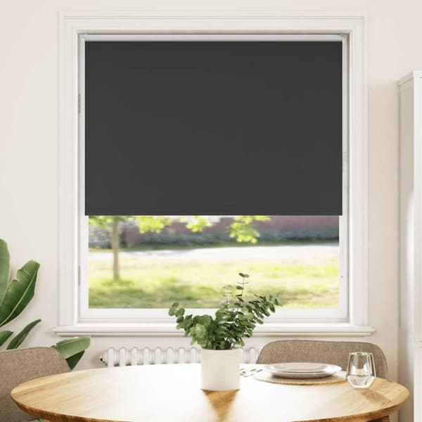 vidaXL rullegardin mørklægning 95x150 cm stofbredde 90,7 cm polyester