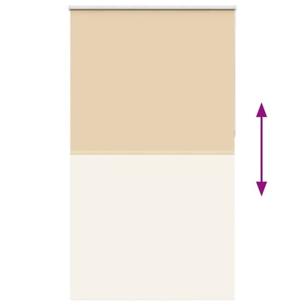 vidaXL rullegardin mørklægning 135x230 cm stofbredde 131,6cm polyester